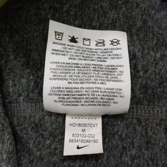 Nike Pro Gray Dri-fit Leggings M - Picture 7 of 9